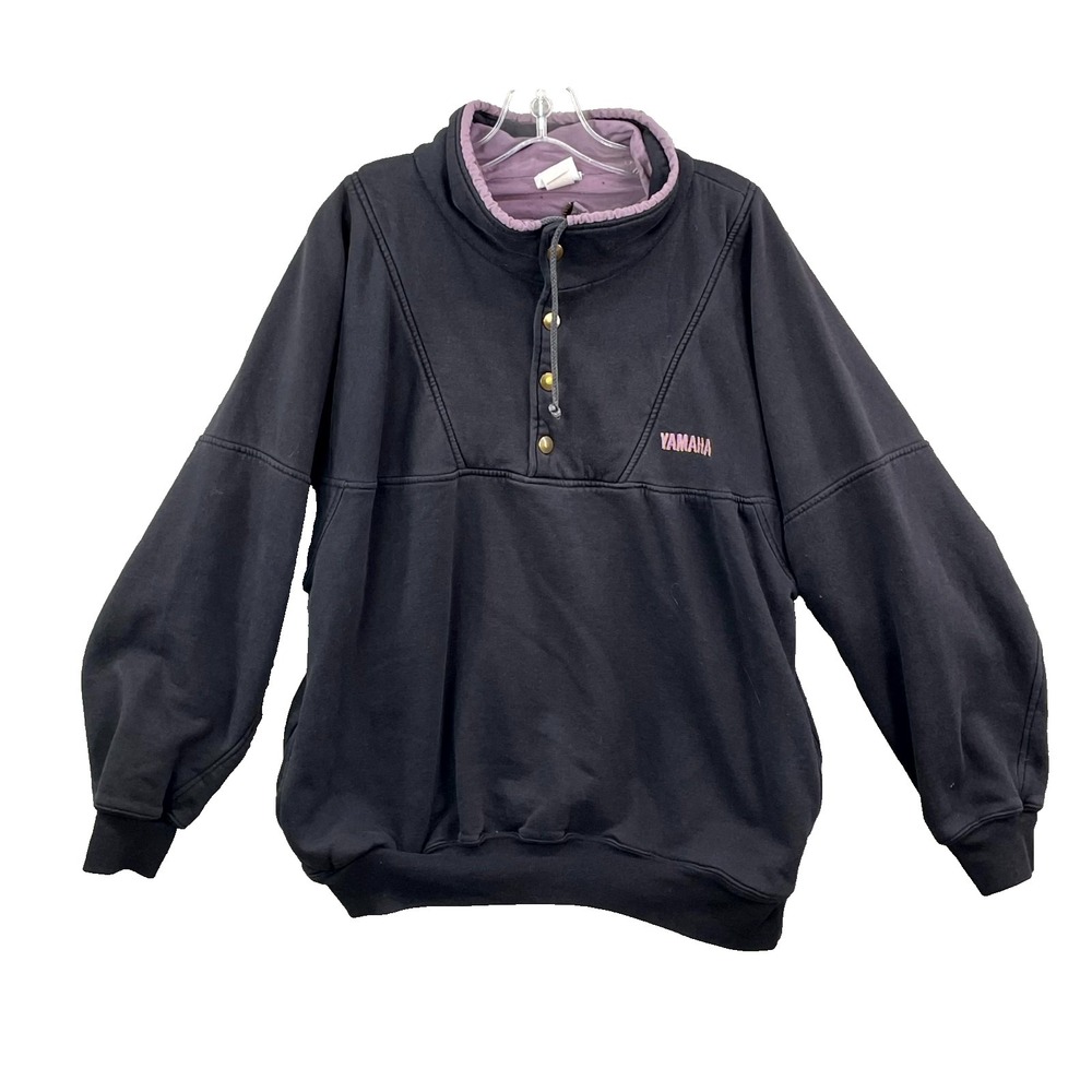 Vintage Yamaha Sportswear Sweatshirt Men XL Outdoor Performance Retro Athleisure